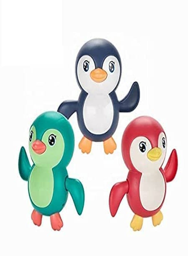 TECH LOGO ELECTRONICS Penguin Duck Bathtub Toys for Toddlers,Floating Pool Toys Bath Toys for Material-Colour Many Vary Penguin Toy - Image 1